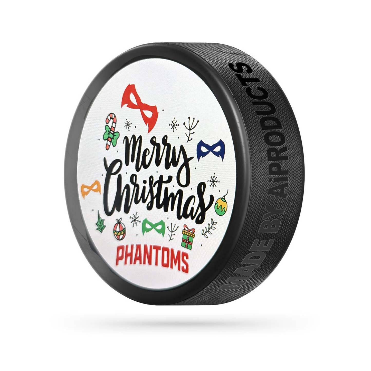 Wendy's Peterborough Phantoms Christmas Puck