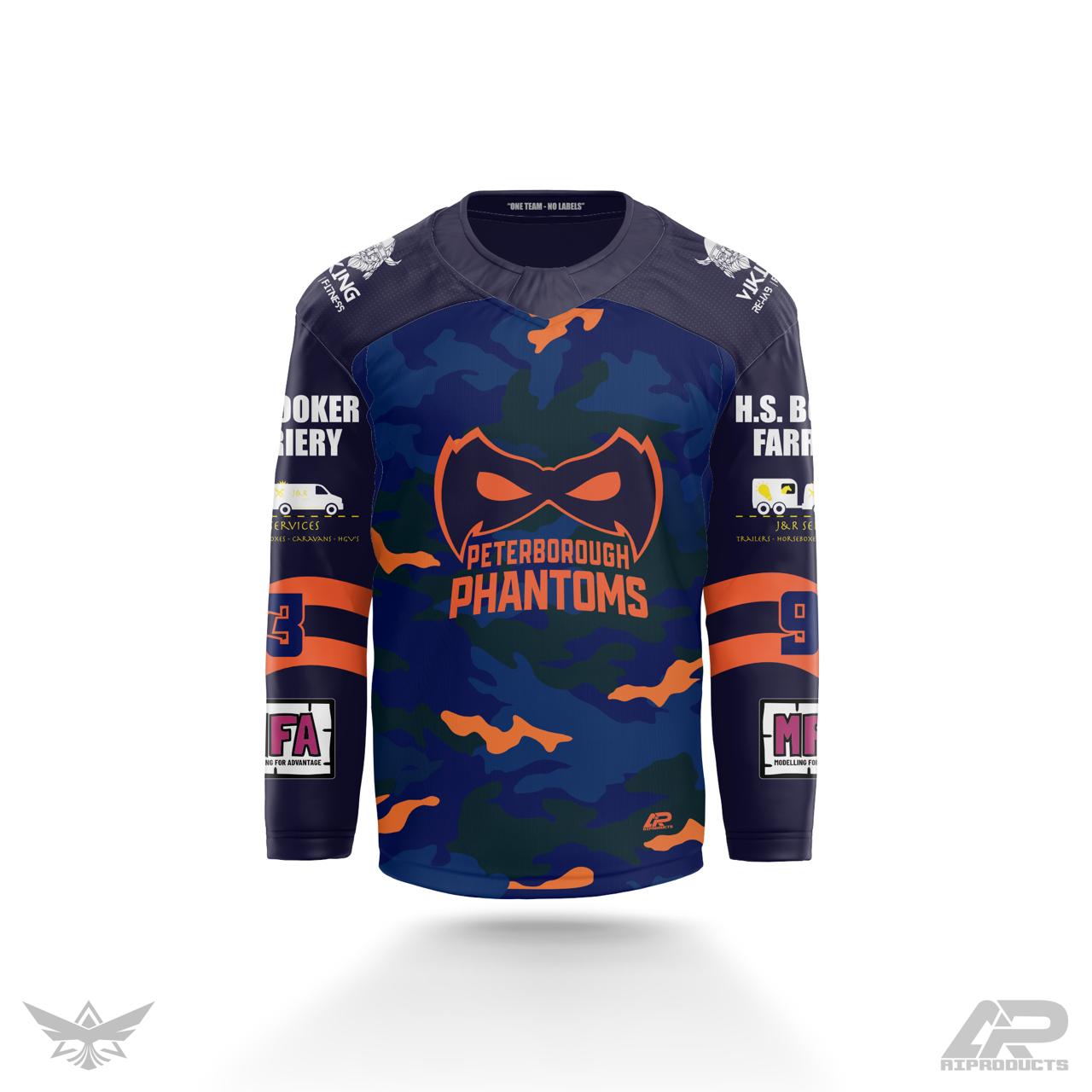 Phantoms hockey jersey on sale