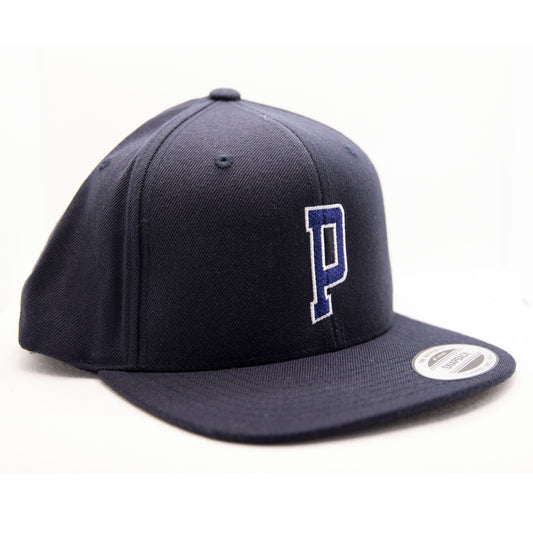 Phantoms Snapback Cap - Blue with White Outline