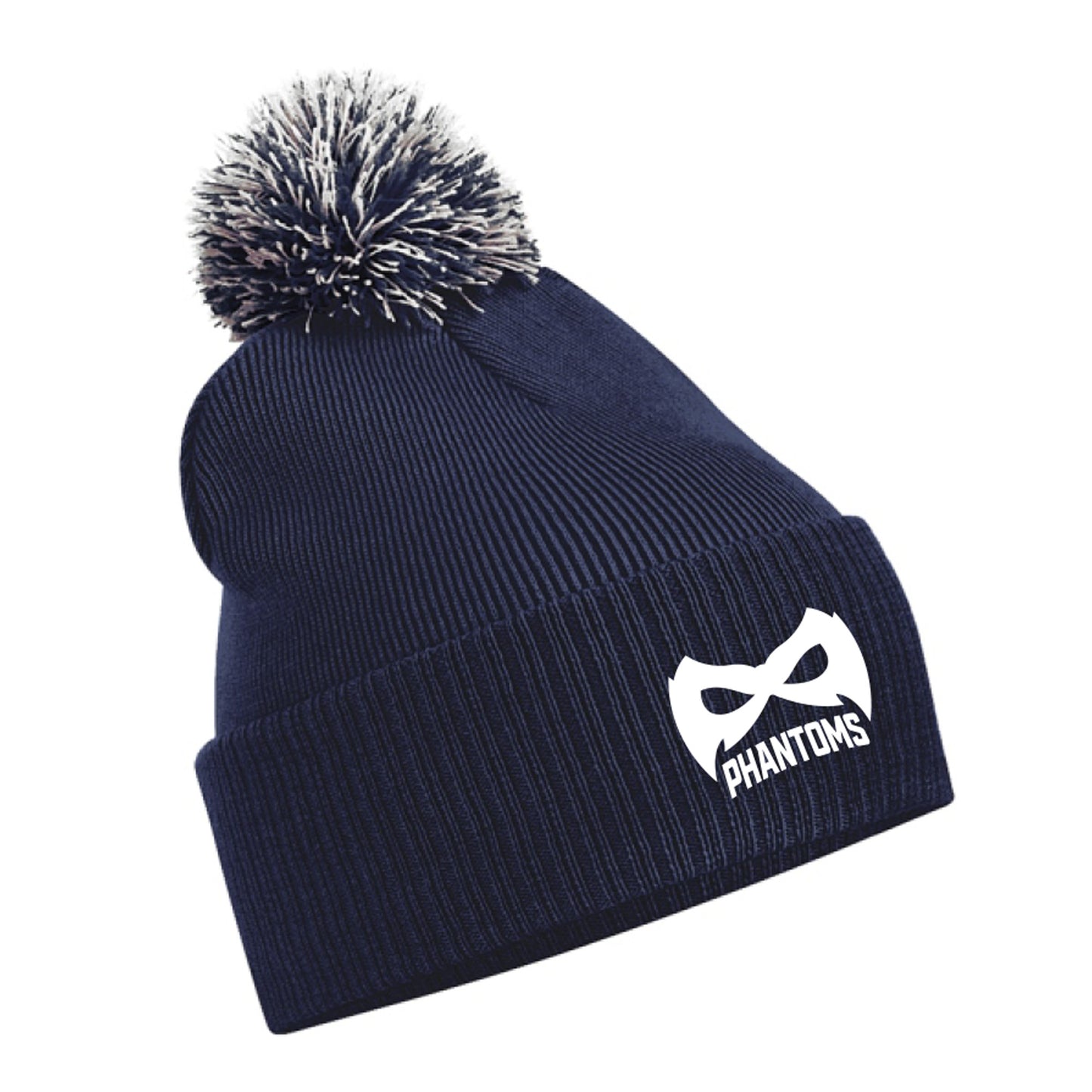 Navy Blue Bobble Hat