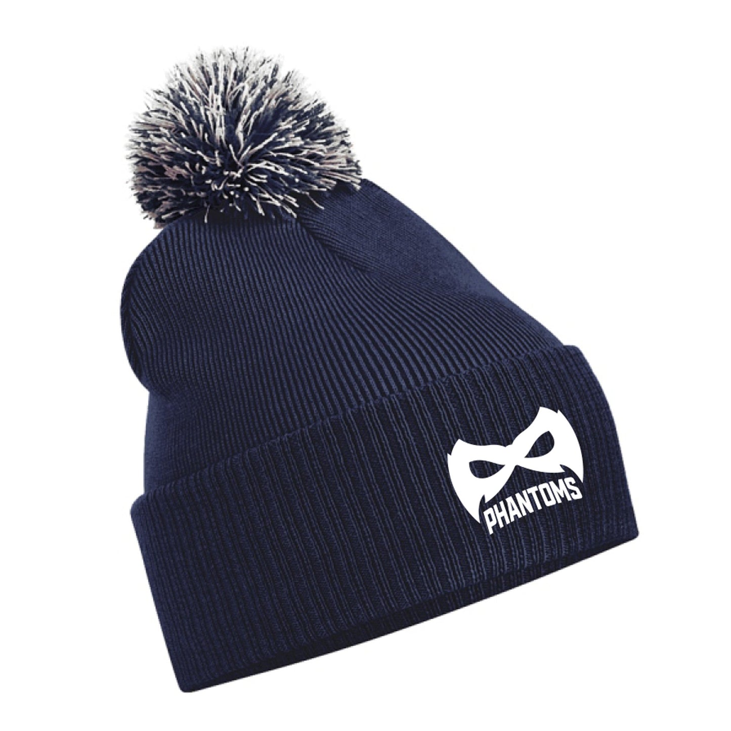 Junior Navy Blue Bobble Hat