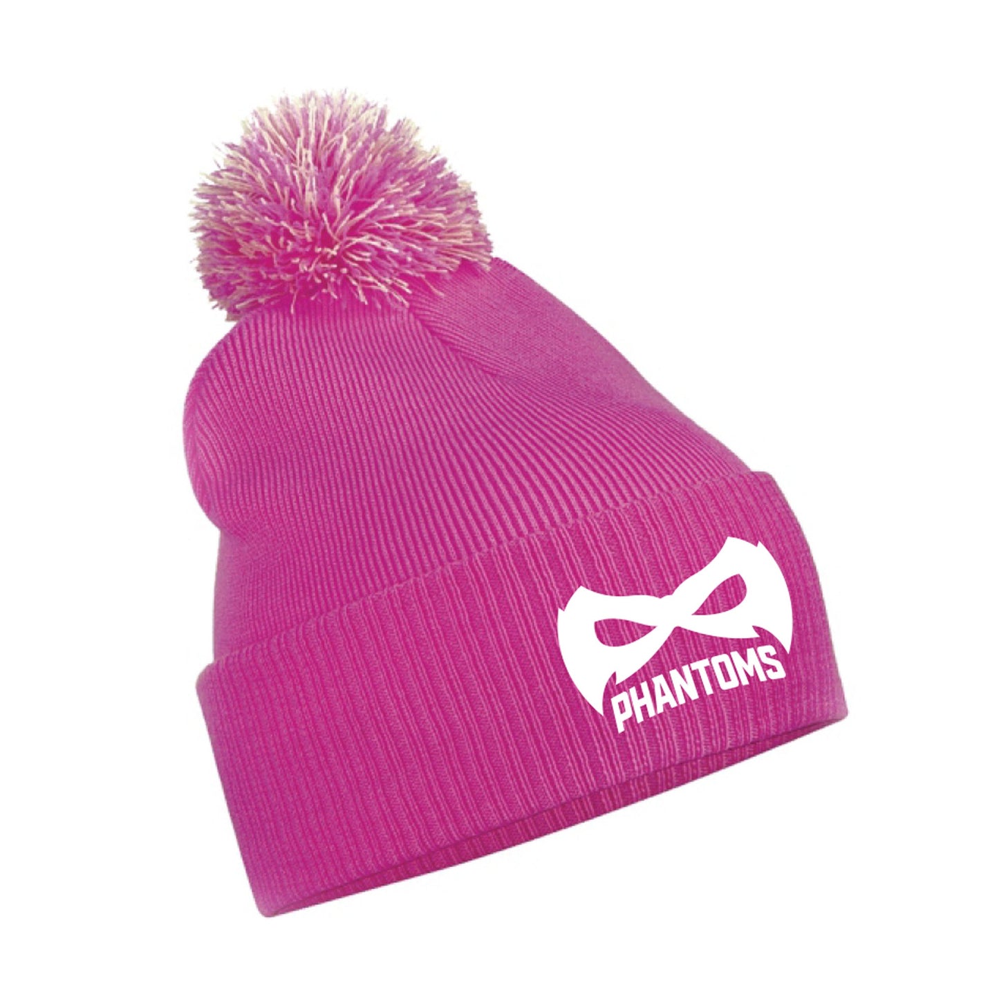 Junior Pink Bobble Hat