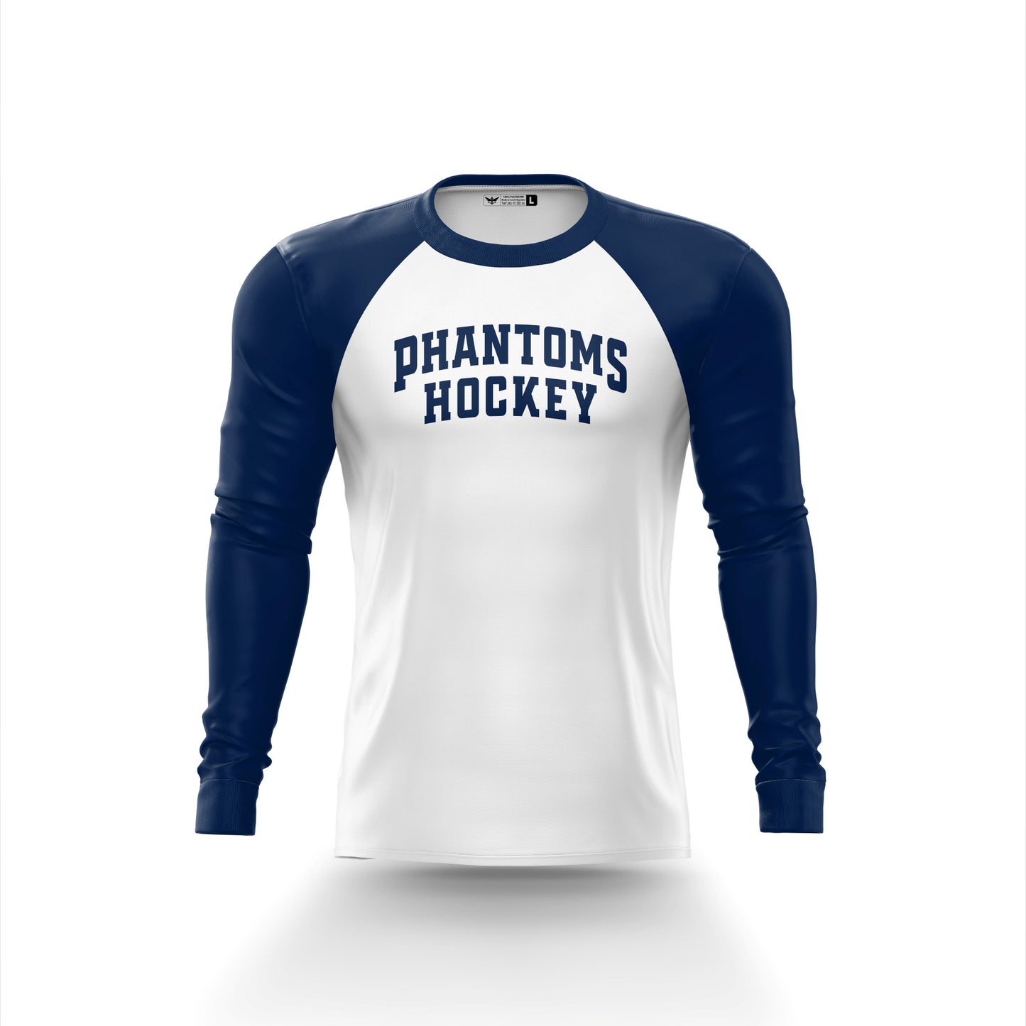 Phantoms Long Sleeve Baseball Tee
