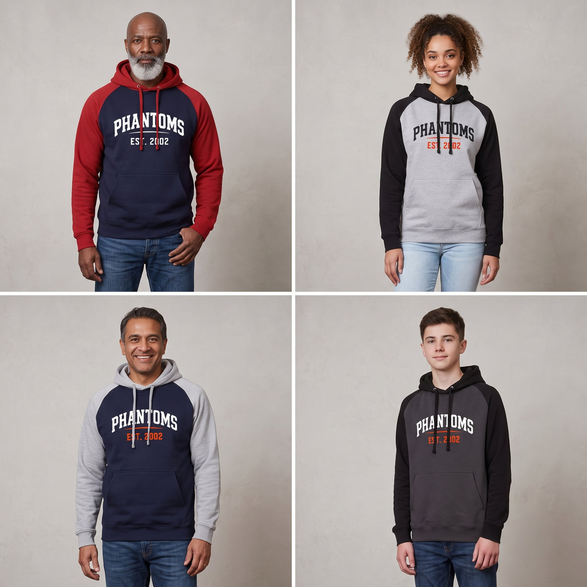 Phantoms College Style Hoodie