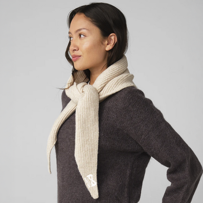 Knitted Triangle Scarf
