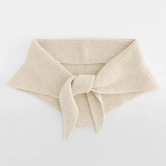 Knitted Triangle Scarf