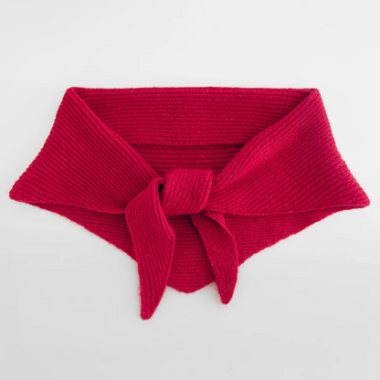 Knitted Triangle Scarf